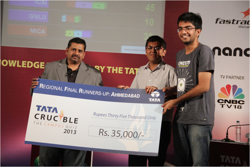 Tata Crucible Campus Quiz 2013 ahmedabad