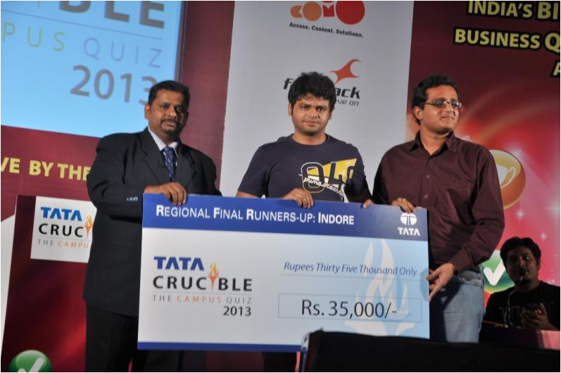 Tata Crucible Campus Quiz 2013 indore