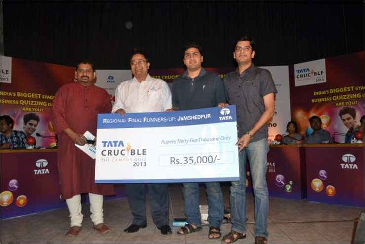 Tata Crucible Campus Quiz 2013 jamshedpur