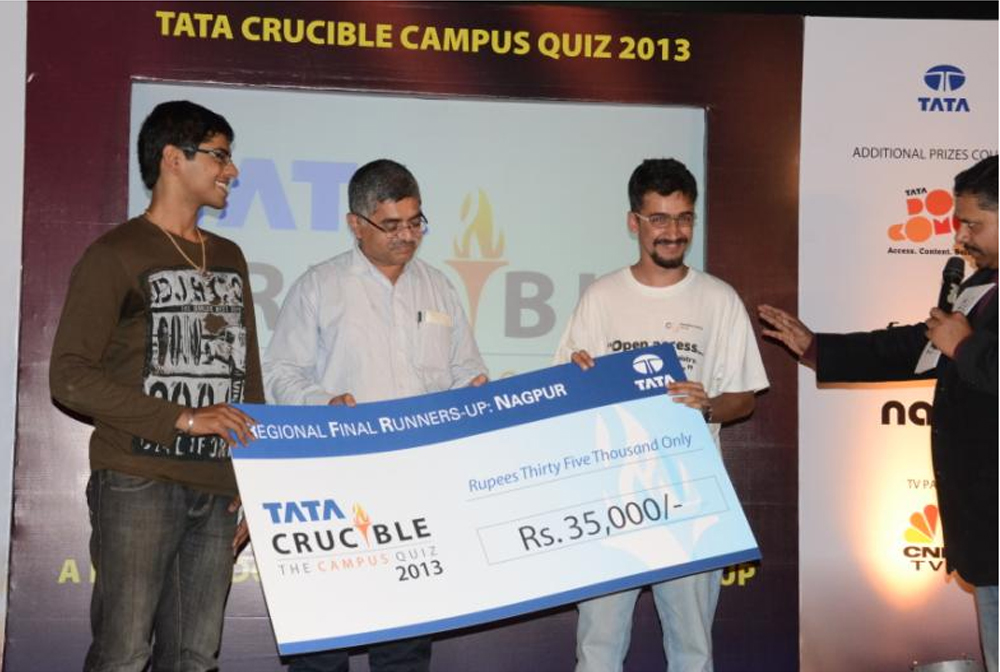 Tata Crucible Campus Quiz 2013 nagpur