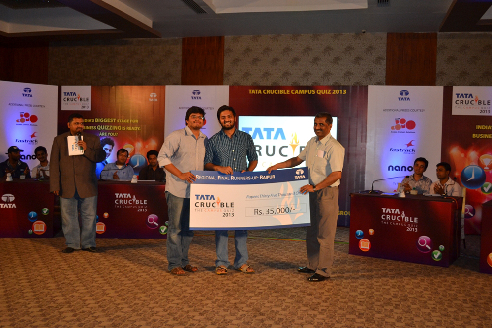 Tata Crucible Campus Quiz 2013 raipur