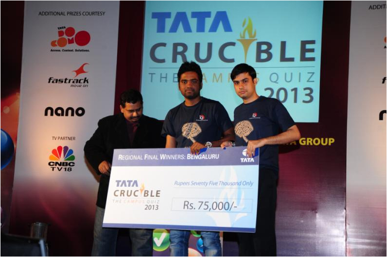 Tata Crucible Campus Quiz 2013 bangalore