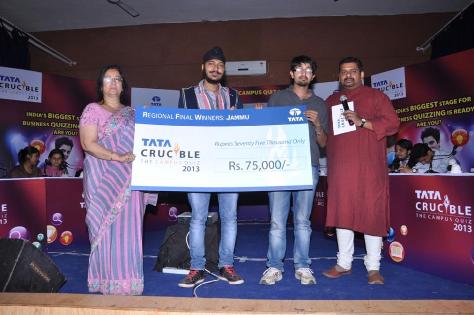 Tata Crucible Campus Quiz 2013 jammu