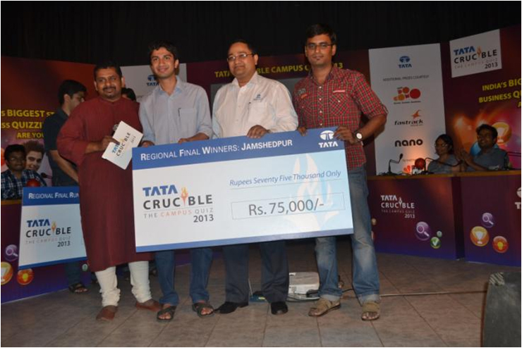Tata Crucible Campus Quiz 2013 jamshedpur