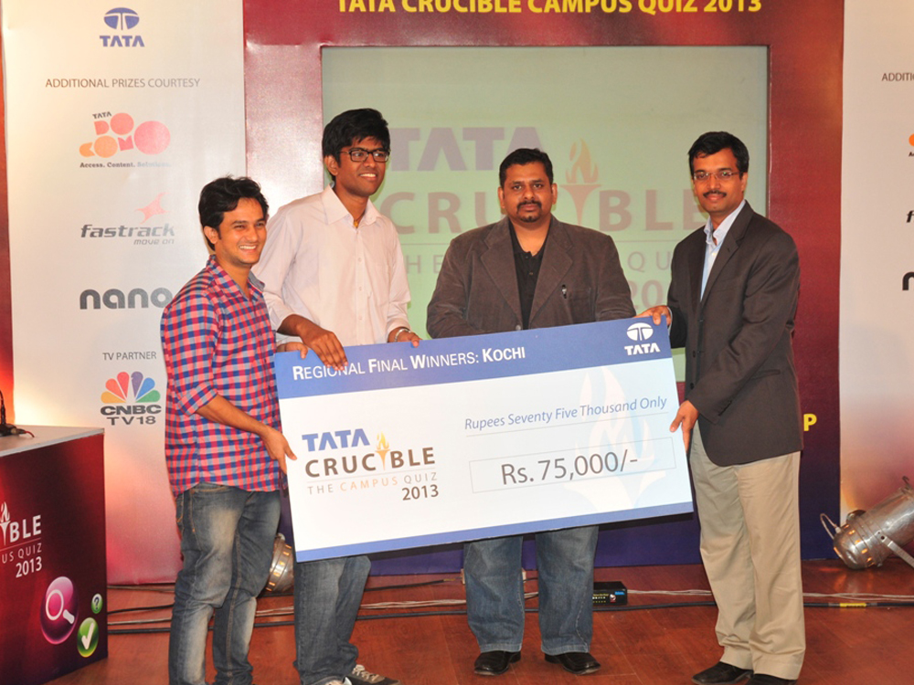 Tata Crucible Campus Quiz 2013 kochi