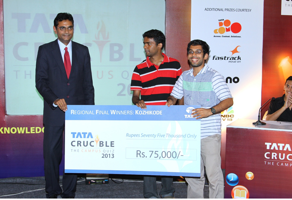 Tata Crucible Campus Quiz 2013 kozhikode