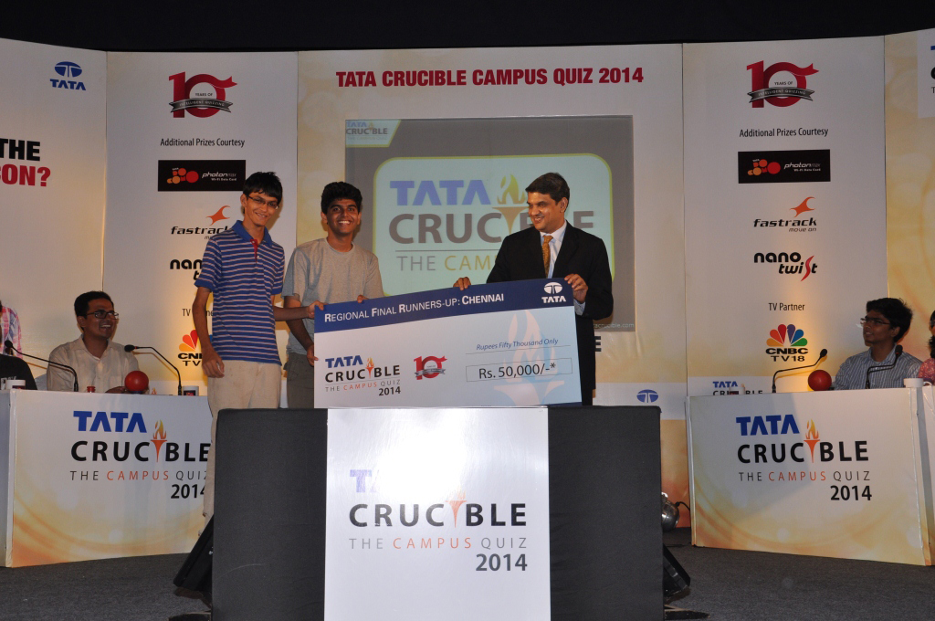 Tata Crucible Campus Quiz 2014 chennai