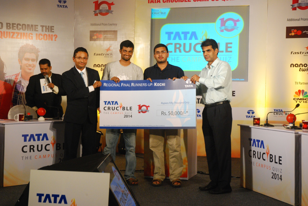 Tata Crucible Campus Quiz 2014 kochi