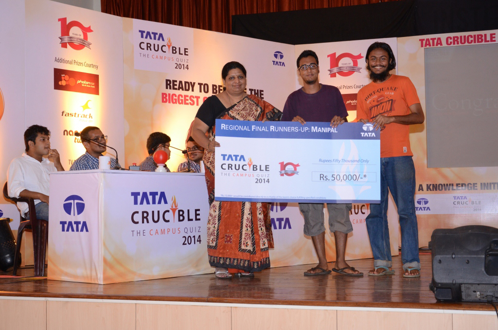Tata Crucible Campus Quiz 2014 manipal