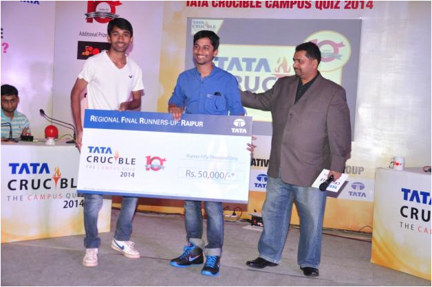 Tata Crucible Campus Quiz 2014 raipur