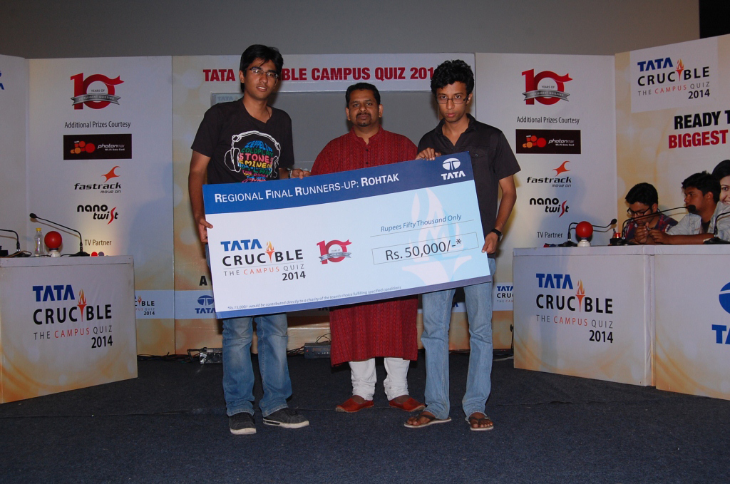 Tata Crucible Campus Quiz 2014 rohtak