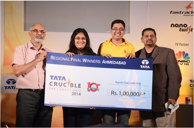 Tata Crucible Campus Quiz 2014 ahmedabad