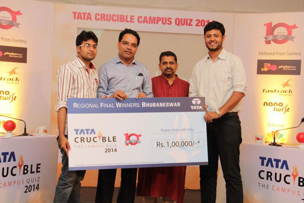 Tata Crucible Campus Quiz 2014 bhubaneshwar