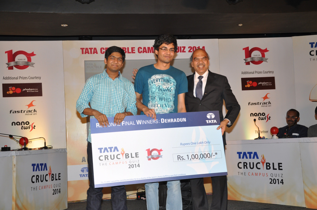 Tata Crucible Campus Quiz 2014 dehradun
