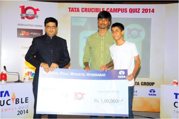 Tata Crucible Campus Quiz 2014 hyderabad