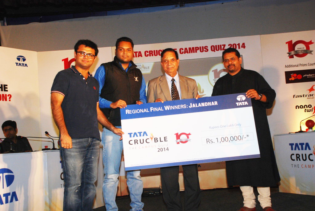 Tata Crucible Campus Quiz 2015 jalandhar