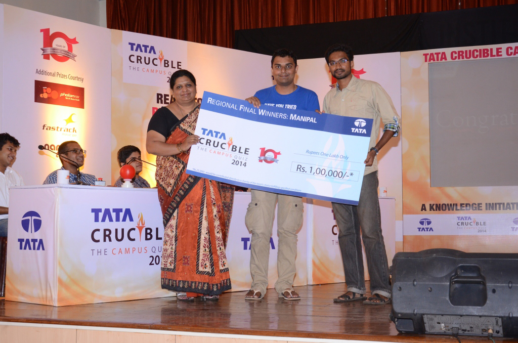 Tata Crucible Campus Quiz 2014 manipal