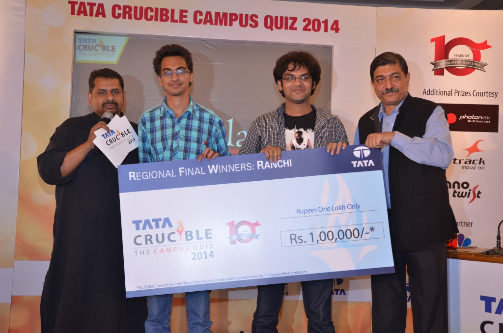 Tata Crucible Campus Quiz 2014 ranchi