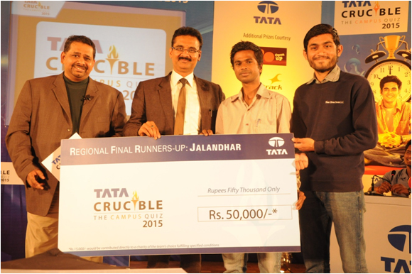 Tata Crucible Campus Quiz 2015 jalandhar
