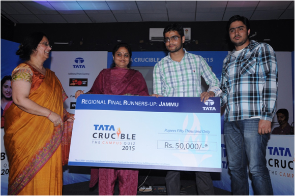 Tata Crucible Campus Quiz 2015 jammu