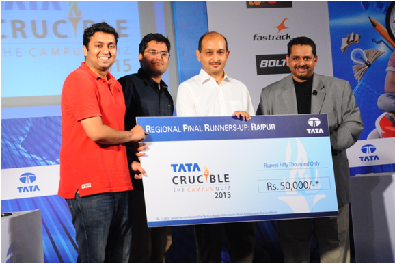 Tata Crucible Campus Quiz 2015 raipur