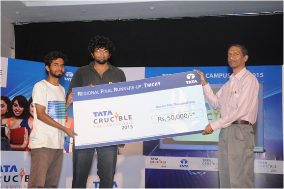 Tata Crucible Campus Quiz 2015 trichy