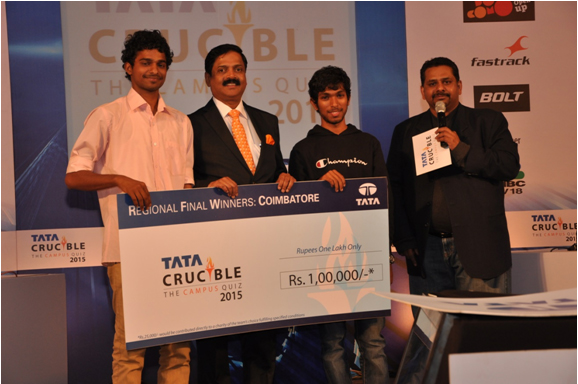 Tata Crucible Campus Quiz 2015 coimbatore