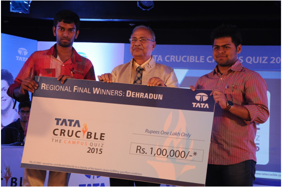 Tata Crucible Campus Quiz 2015 dehradun
