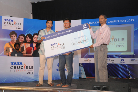 Tata Crucible Campus Quiz 2015 trichy