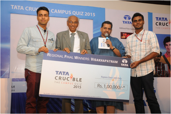 Tata Crucible Campus Quiz 2015 vizag