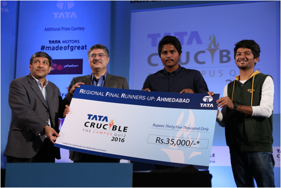 Tata Crucible Campus Quiz 2016 ahmedabad