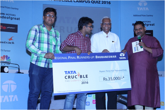 Tata Crucible Campus Quiz 2016 bhubaneswar
