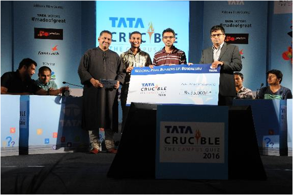 Tata Crucible Campus Quiz 2016 bangalore