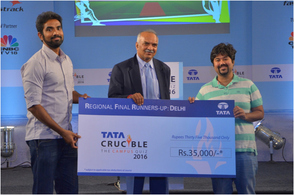 Tata Crucible Campus Quiz 2016 delhi