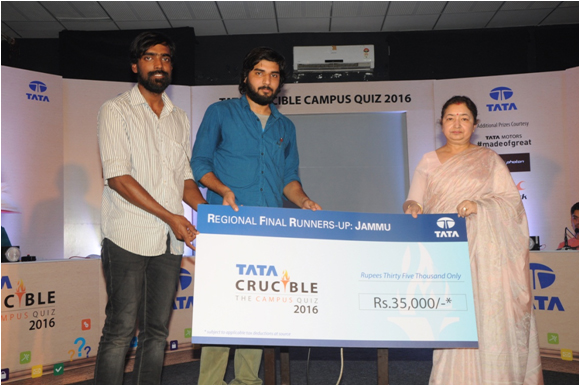 Tata Crucible Campus Quiz 2016 jammu