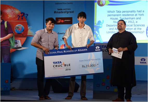 Tata Crucible Campus Quiz 2016 kolkata