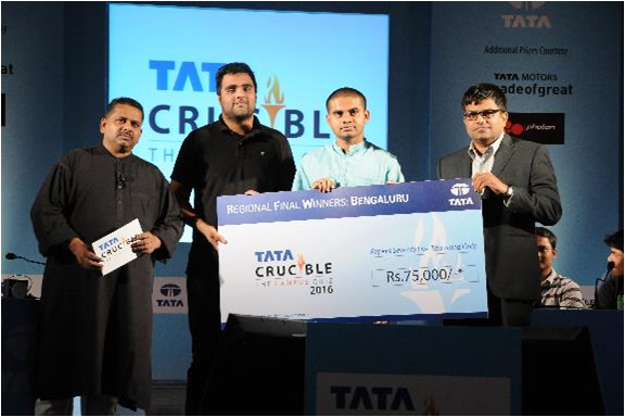 Tata Crucible Campus Quiz 2016 bangalore