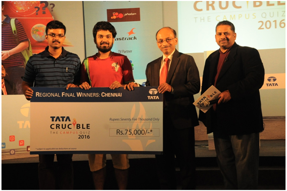 Tata Crucible Campus Quiz 2016 chennai