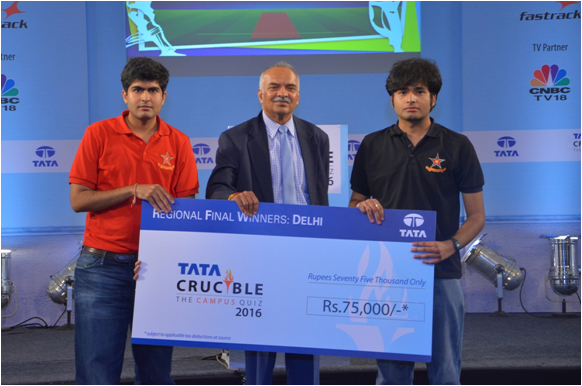 Tata Crucible Campus Quiz 2016 delhi