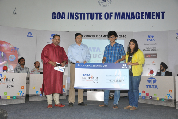 Tata Crucible Campus Quiz goa goa