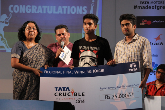 Tata Crucible Campus Quiz 2016 kochi