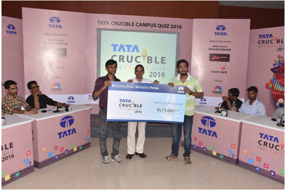 Tata Crucible Campus Quiz 2016 patna