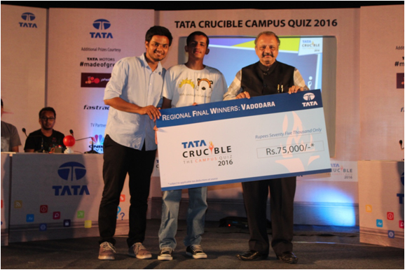 Tata Crucible Campus Quiz 2016 vadodara