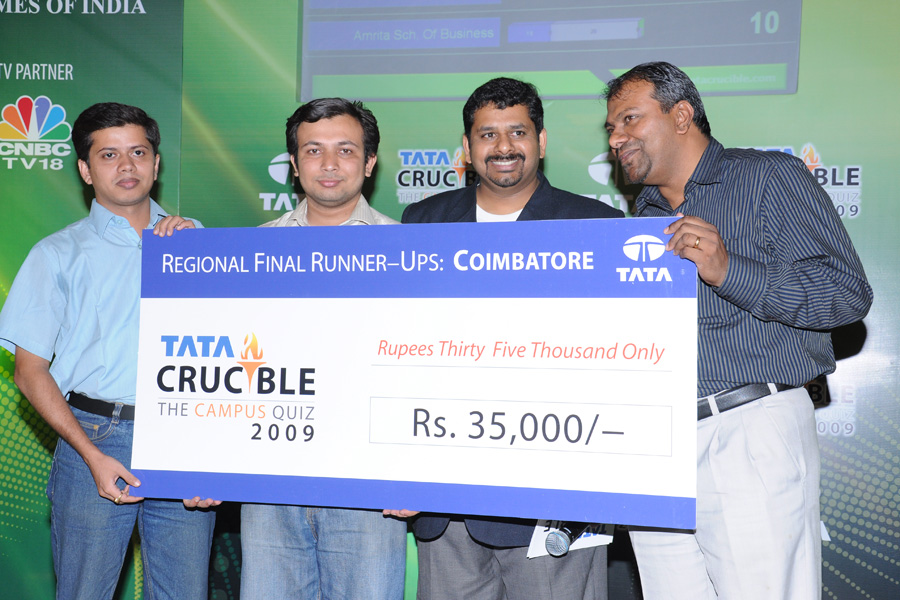 Tata Crucible Campus Quiz 2009 kovai