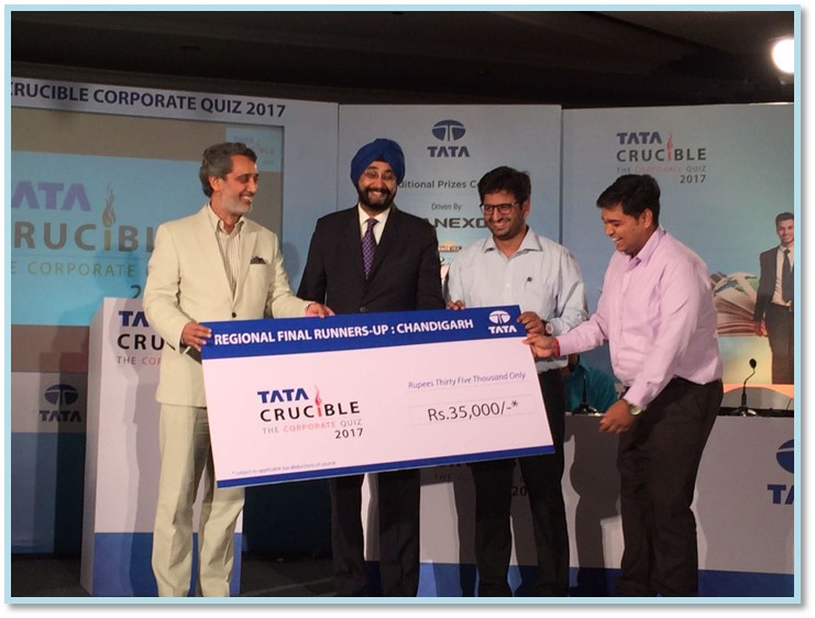 Tata Crucible Campus Quiz 2017 chandigarhcor