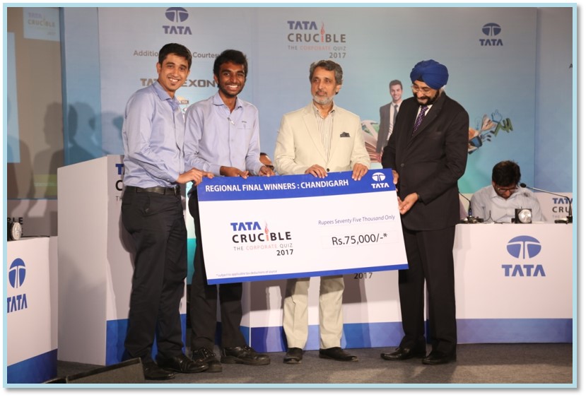 Tata Crucible Campus Quiz 2017 chandigarhcor