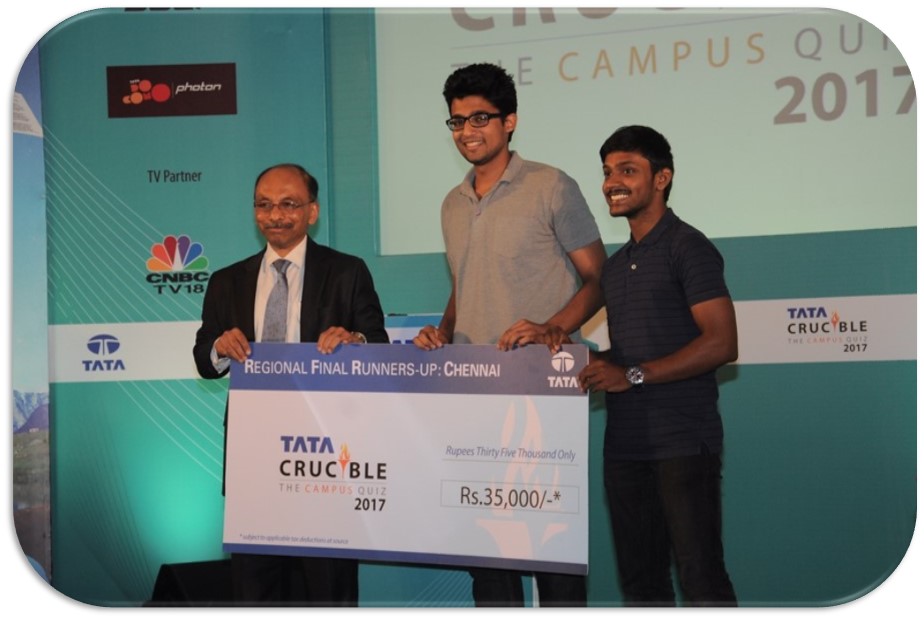 Tata Crucible Campus Quiz 2017 chennai