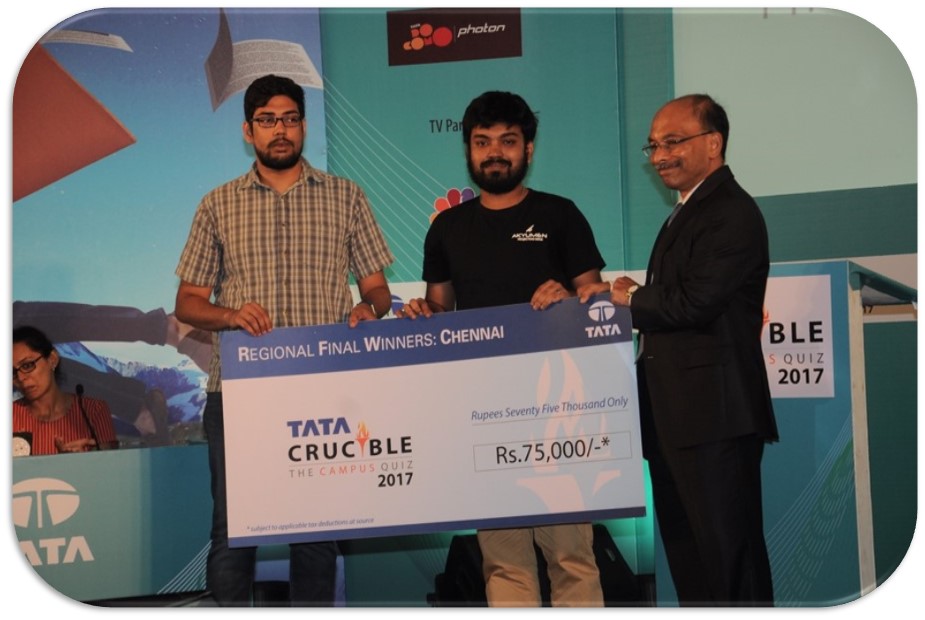Tata Crucible Campus Quiz 2017 chennai