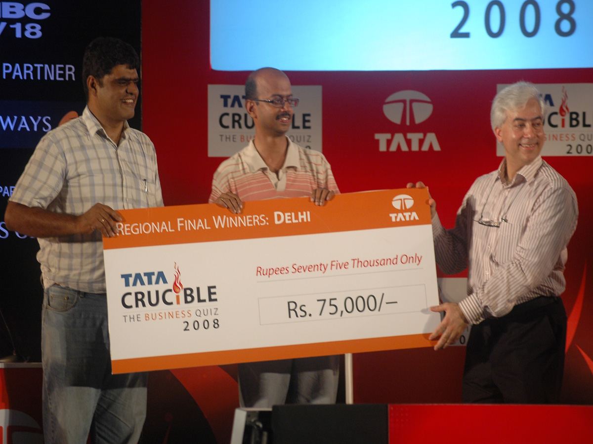 Tata Crucible Campus Quiz 2008 delhi