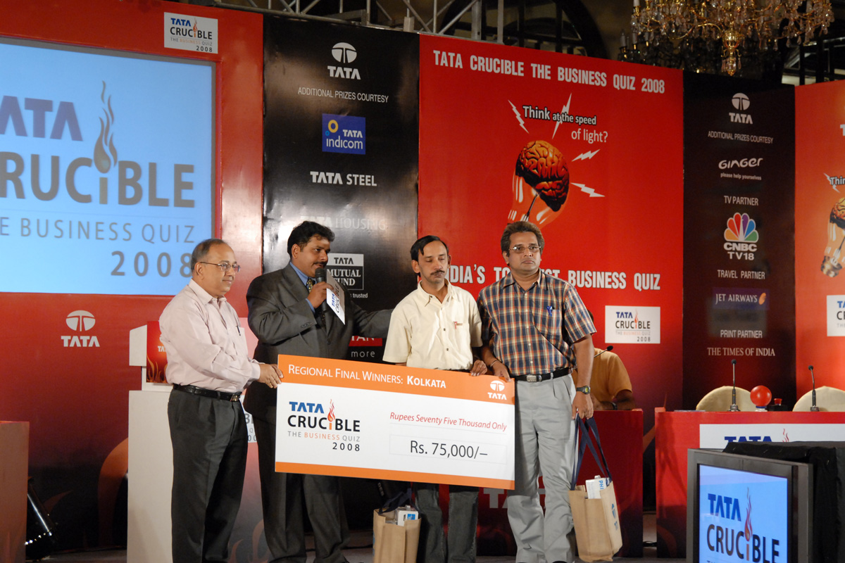 Tata Crucible Campus Quiz 2008 kolkata